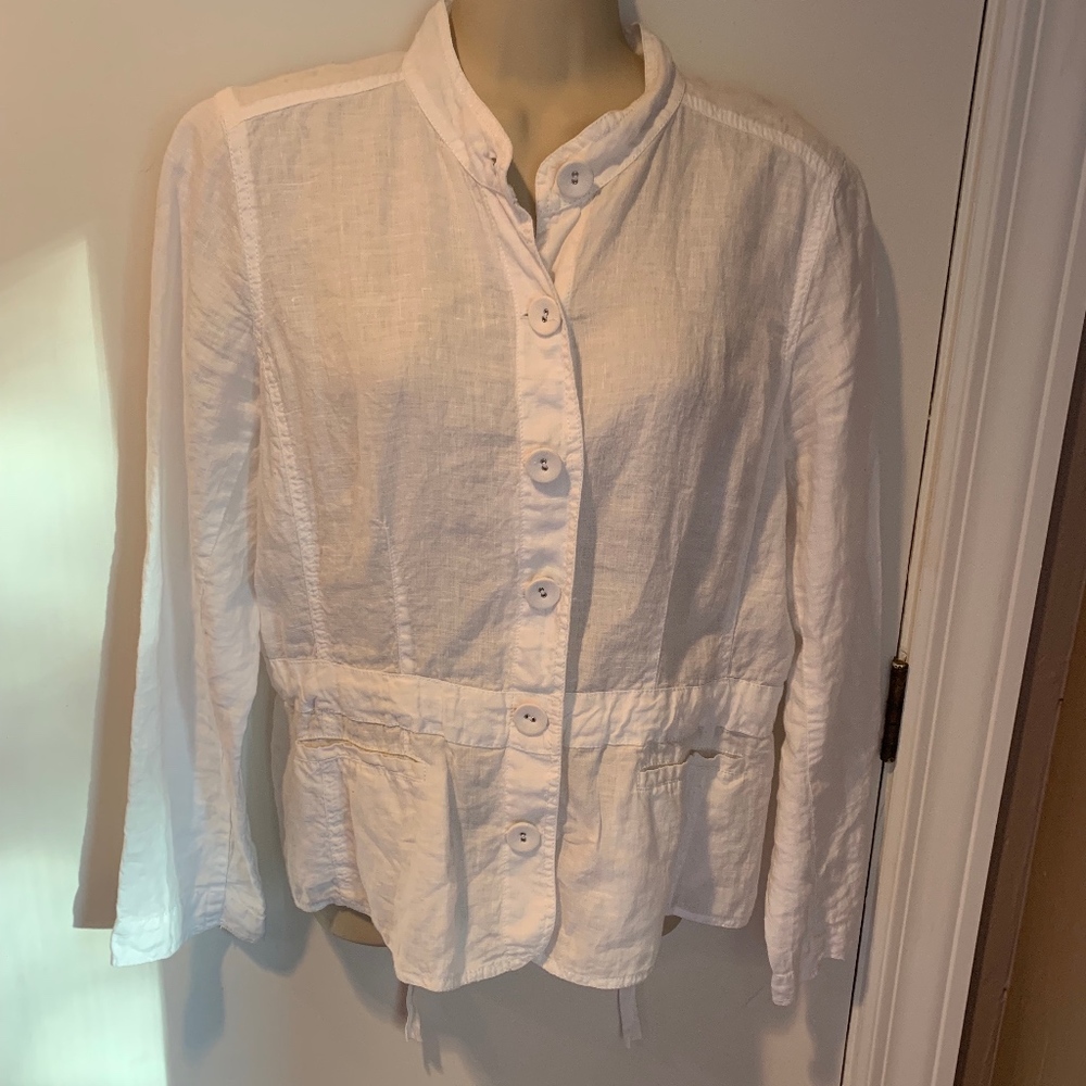 Eileen Fisher linen blouse/jacket